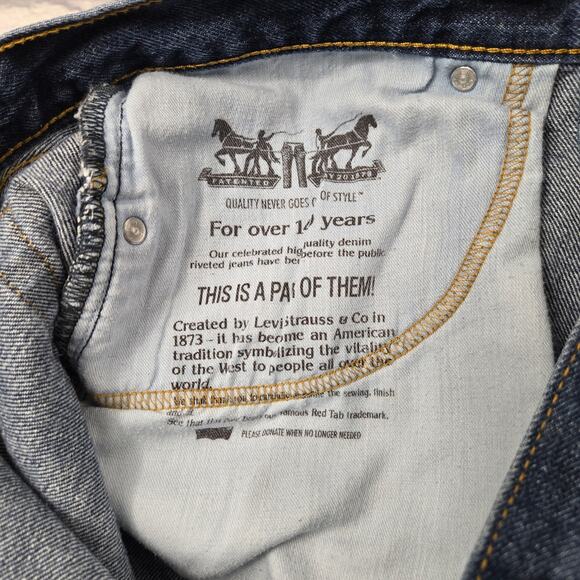 Levi's 505 Straight Leg Jeans size 36 - Picture 12 of 16